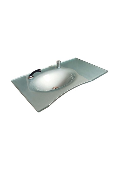Cam Lavabo Sancak Modeli 80 x 56 CM