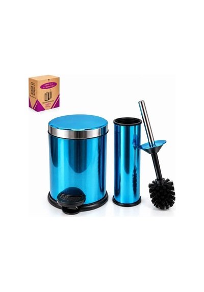 2 Parça Mikro Metal Banyo Seti Çok Renkli