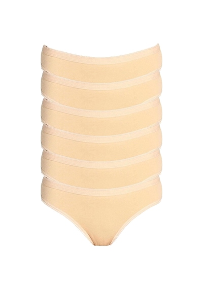 6'lı Kadın Pamuklu Bikini Külot 001