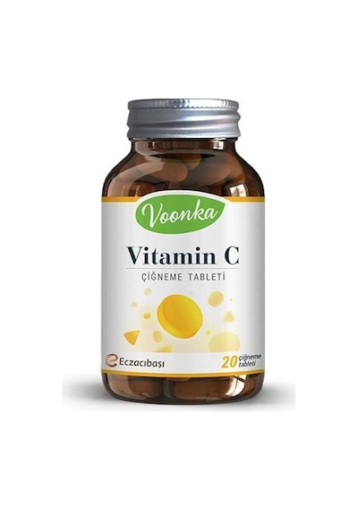 Voonka Vitamin C Çiğneme Tableti 20 Tablet