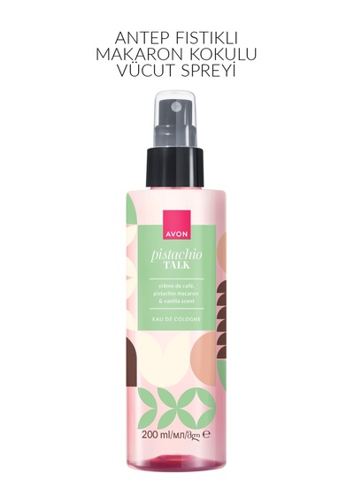Pistachio Talk Kolonya 200 Ml. Edc Üçlü Paket
