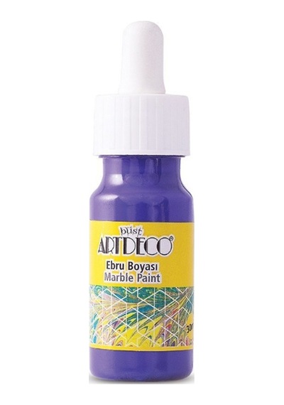 Artdeco Ebru Boyası Damlalıklı 30ml Lila - 2 Adet