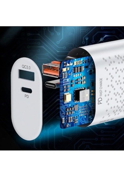 Uslion 18W Usb Qc3.0 Şarj Pd3.0 Hızlı Şarj Aleti Şarj Başlık Beya Uslion 18W Usb Qc3.0 Şarj Pd3.0 Hızlı Şarj Aleti Şarj Başlık Beya