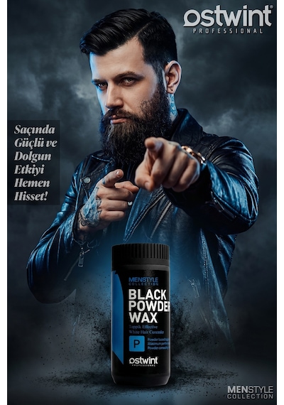 Ostwint Professional Siyahlaştırıcı Şekil Verici Topik Etkili Pudra Wax 20 G