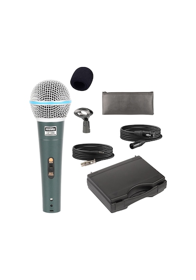 Lastvoice Lv-680 Profesyonel Dinamik EL Mikrofonu (Çift Kablo Sünger Tutacak Çanta )