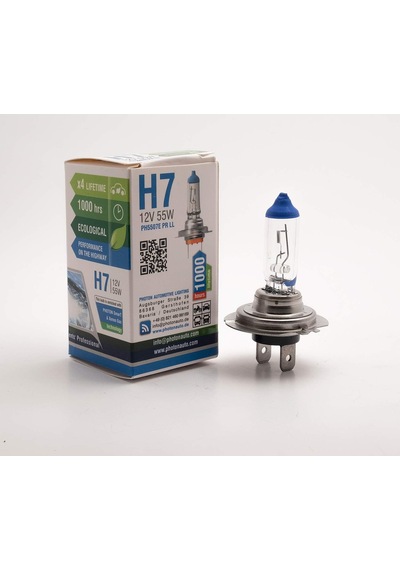 Ampul H7 12v 55w Eco +%30 Fazla Işık Halogen Pht Ph5507 E