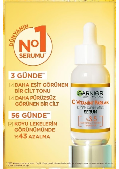 C Vitamini Parlak Serum + 200ml Micellar Makyaj Temizleme Suyu + Clinical Spf50 Yüz Güneş Kremi pktgrnglowngoset-10743