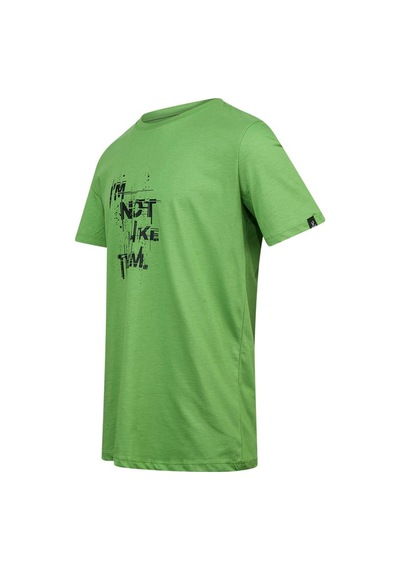 2as Alex Baskılı Erkek Sıfır Yaka T-shirt 035 Yeşil
