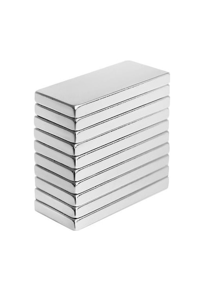 20x10x3 mm Neodyum Dikdörtgen Blok Mıknatıs (20 Adet)