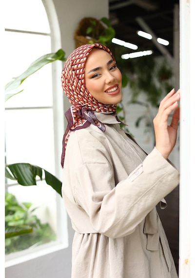 Silk Home Olinda Eşarp 48002-22 Kiremit