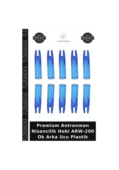 Premium Antrenman Nisancilik Hobi Arw-200 Ok Arka Ucu Plastik Çok Renkli