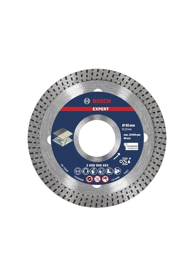Expert Hardceramic X- Kesme Diskleri Sert Sert Taş Ø 85 Mm Aksesuar Küçük Avuç Taşlama Makinesi