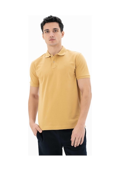 AR-MA Arma Erkek %95 Pamuk Polo Yaka Regular Fit T-shirt Y25374302501 Sarı