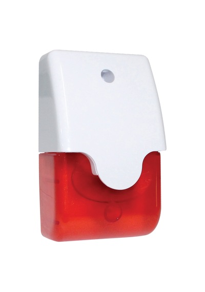 Vitec Tos-0103 Dahili Siren - Beyaz Kasa, Kırmızı Flaşör Penceresi