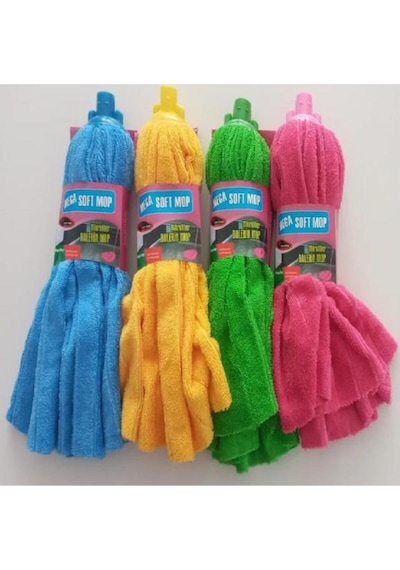 Mega Soft 2 Adet Mega Mikrofiber Havlu Vileda Paspas Mop Xl Yedek Ucu