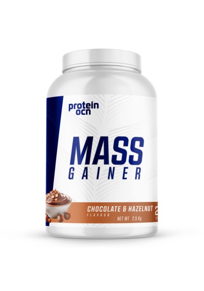 Mass Gainer - Chocolate & Hazelnut - 2.5kg - 25 Servis Aromalı