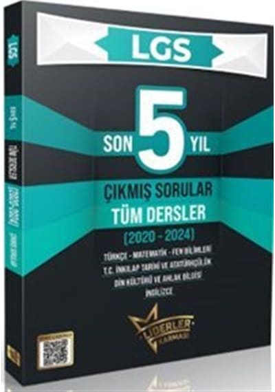 Lgs Son 5 Yıl Tüm Dersler Çıkmış Sorular 2020-2024 / Kolektif