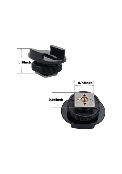 Lexroo Slr Kamera Gopro Kamera Işık Ve Diğer Aksiyon Kameraları İçin Montaj Işık Adaptörü Soğuk Standart