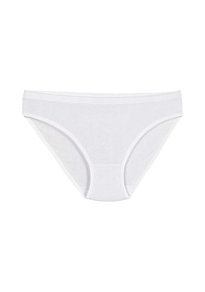 6 Adet Yıldız Bayan Ribana Bikini Külot Beyaz 3700 Beyaz