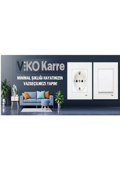 Viko Karre Krem 3 Lü Çerçeve N11.634