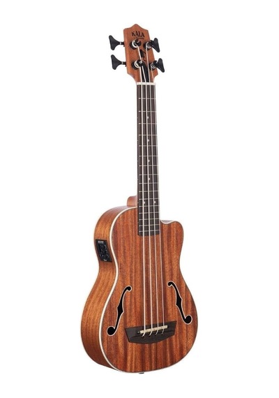 Kala Journeyman Maun Akustik-elektro U Bass Mini Bas Gitar Natural