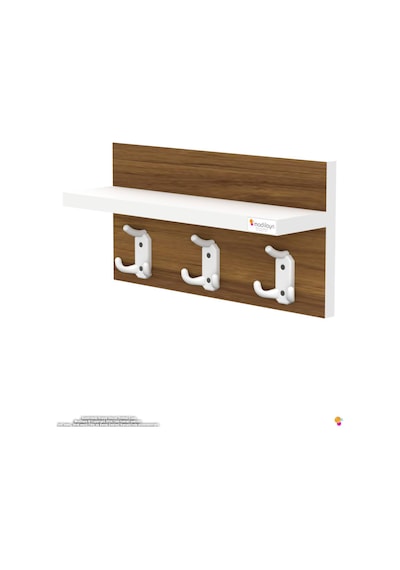 Kedi 9 Kancalı Hol Askısı 3'lü Set 41,4x19 Cm - Şık Tasarım, Çok Amaçlı Düzenleyici Ve Yer Tasarrufu 45 Cm