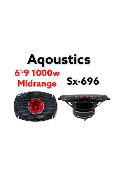 Aqoustics Sx-696 1000W 6X9 Mıdrange Oval Oto Hoparlör