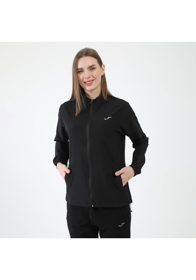 Joma 6231301 Kadın Önden Fermuarlı Siyah Sweat