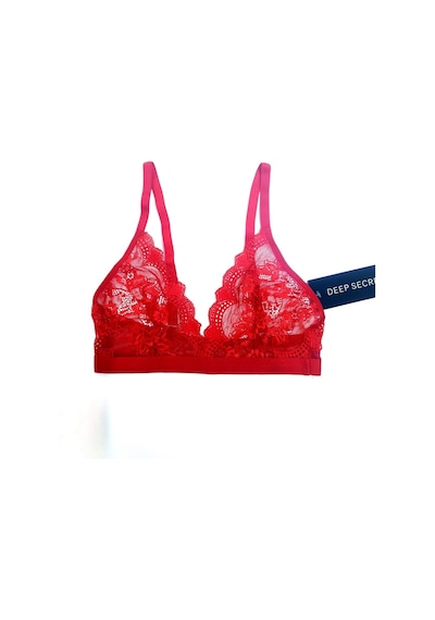 Deep Secret Yılbaşı Kırmızı Sırtı Tül Detaylı Bralet Ds200451br 001