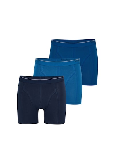 Blackspade Erkek Boxer 3'lü Paket Tender Cotton 9673 Lacivert Mavi Denim