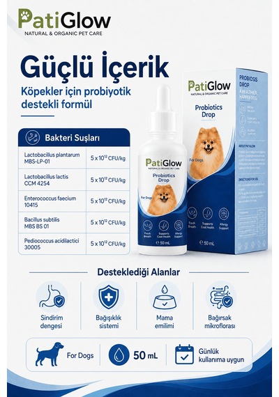 Patiglow Köpek Probiyotik Damla