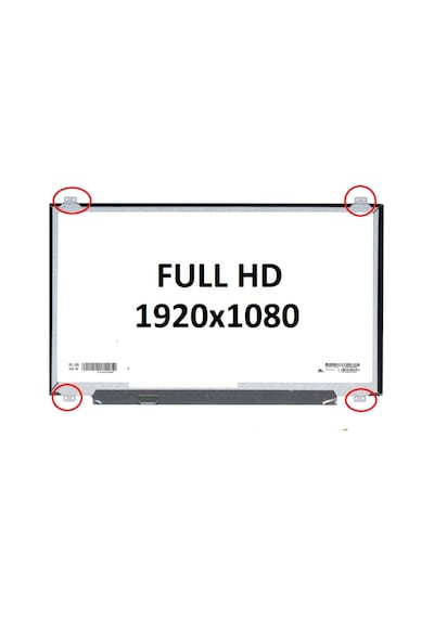 HP Uyumlu Pavilion 17-ab001nt Ekran 17.3 Slim 30 pin Full HD IPS