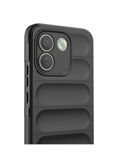 Xiaomi Redmi Note 17 Pro Max Kılıf Elde Tutma Kolaylıkla Kaydırmaz Kenar Line Dizayn Optietnik Kapak Siyah