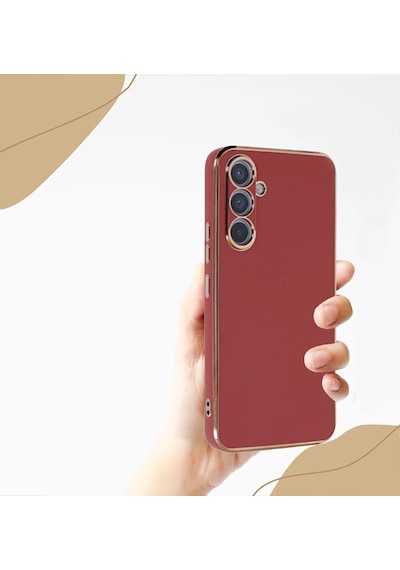 Samsung Galaxy Uyumlu A54 5g Kılıf Luxury Seri Kamera Korumalı Silikon Kapak