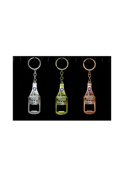 3 Adet Galata Kulesi Metal Anahtarlık Ve Açacak 10 Cm Tasarımlı Metal Keychain, Bottle Opener, Key Ring