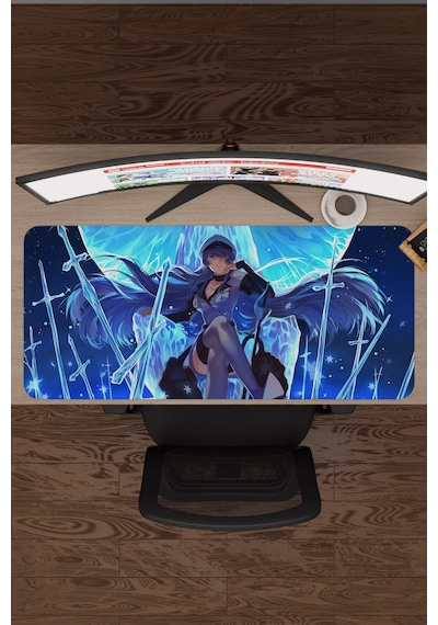 Akame Ga Kill Anime V2 - 90x40 Xxl Gaming Kauçuk Kaymaz Taban Mouse Pad Fare Altlığı