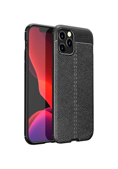 Apple Uyumlu iPhone 12 Pro Max Kılıf Zore Niss Silikon Kapak-Siyah