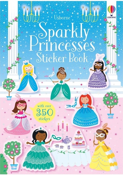 Sparkly Princesses Sticker Book Usborne Publishing