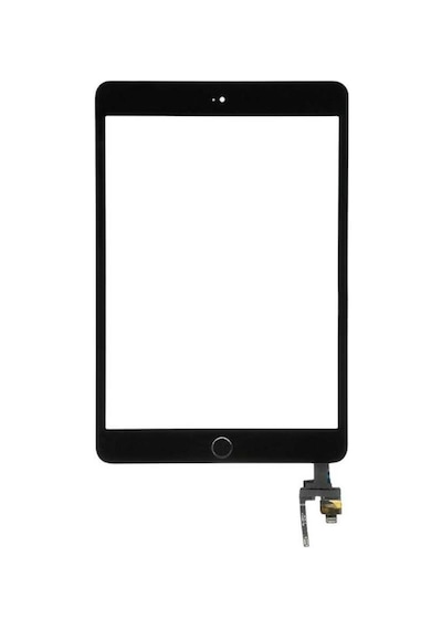 Apple Uyumlu iPad  Mini 3 Touch Dokunmatik Siyah Tuşsuz