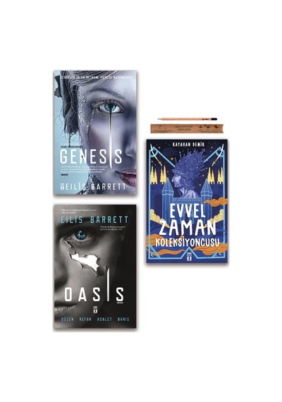 Genç Timaş Oasis - Genesis - Evvel Zaman Koleksiyoncusu Roman Set 3 Kitap