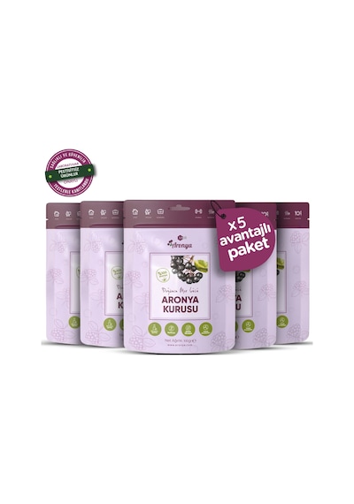 Mor Aronya 5 Li Aronya Kurusu 100 Gr Paket 500  G