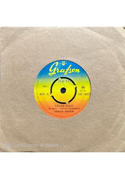 Orhan Şener Yalancı Falcı 45lik Plak