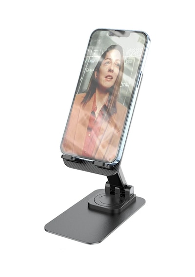 Hoco. Ph50 Ayarlanabilir Katlanabilir Masaüstü Telefon Tablet Tutucu - Siyah Siyah