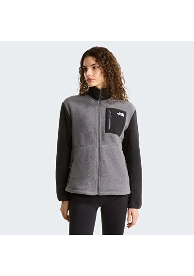 The North Face W Yumıorı Full Zıp Kadın Polar Ceket Nf0a8e88rpı1 Nf0a8e88rpı1 Gsi Gri-siyah