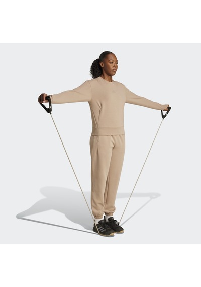 Adidas Jx7340 D4t Knıt Pant Kadın Eşofman Altı Bej