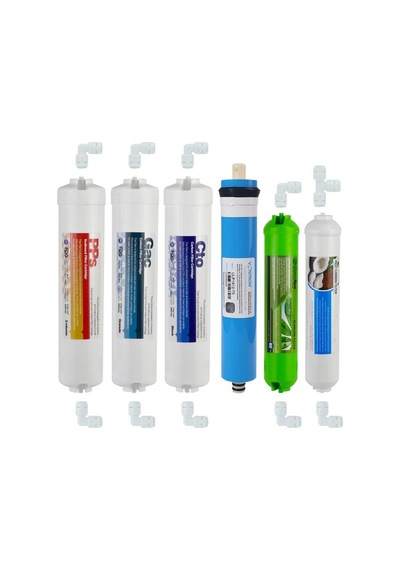 Kapalı Kasa Su Arıtma Cihazı 6 Lı Inline Filtresi Seti 6 Aşamalı