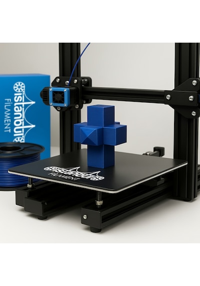 İstanbul Filament 3d Baskı Pla Filament Lacivert Renk 1 Kg Ø 1,75mm 0,05 Mm Bambu Lab Uyumlu 1.75mm