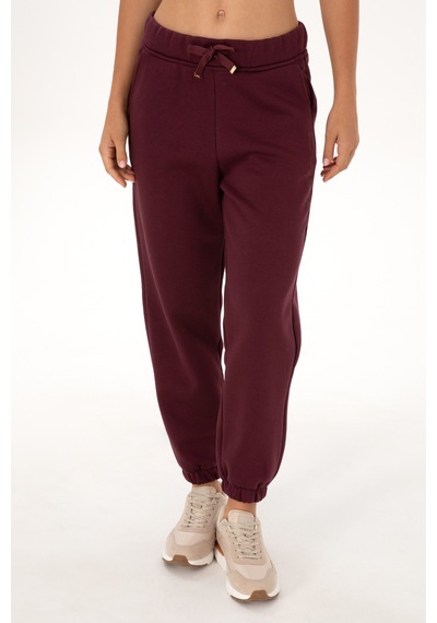 U.S. Polo Assn. Kadın Bordo Jogger Eşofman Altı 50307736-VR177