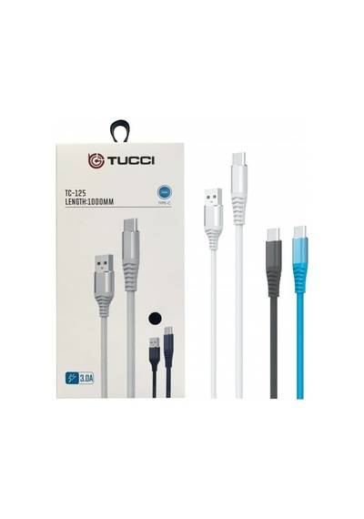 PLATOON TC-125 3.0  AMPER USB-Type-C Şarj Kablosu 1 Metre