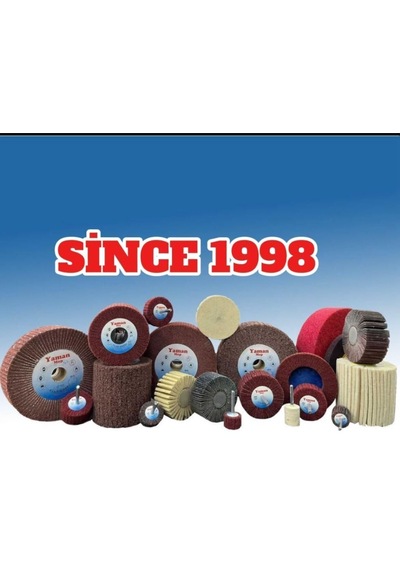 60x30 Saplı Mop Zımpara 120 Kum Zirkonyum Yamanmop-3 Adet